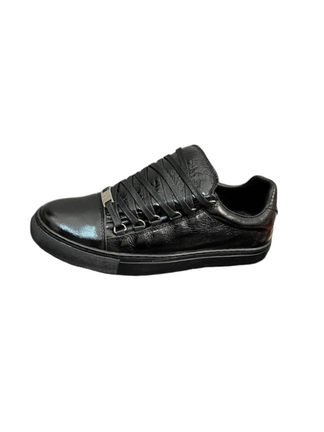 1:1 quality version Wrinkled Cowhide Leather Solid Color Sneakers 3 colors 28764543