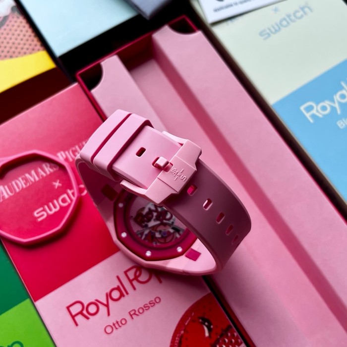 AP x Swatch Royal Oak Dopamine Dial Quartz Movement Pocket Watch & Wrist Watch 8 colors【Dial diameter：42mm】29202610