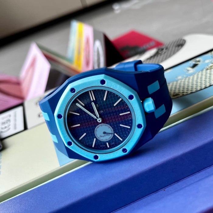 AP x Swatch Royal Oak Dopamine Dial Quartz Movement Pocket Watch & Wrist Watch 8 colors【Dial diameter：42mm】29202610