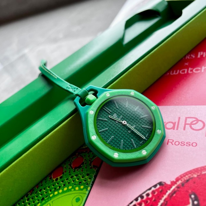 AP x Swatch Royal Oak Dopamine Dial Quartz Movement Pocket Watch & Wrist Watch 8 colors【Dial diameter：42mm】29202610