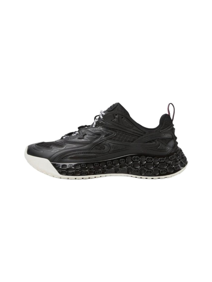 1:1 quality version Gucci Black White Mesh Low Top Sneakers Casual Techwear Shoes 28974540