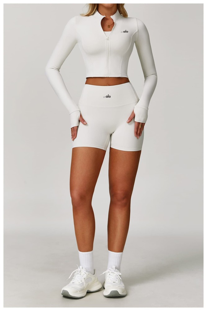 Seamless Naked Feel Shockproof High Waist Yoga Shorts 3-Piece Set 10 colors 29202627