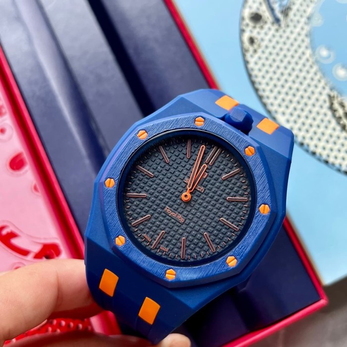 AP x Swatch Royal Oak Dopamine Dial Quartz Movement Pocket Watch & Wrist Watch 8 colors【Dial diameter：42mm】29202610