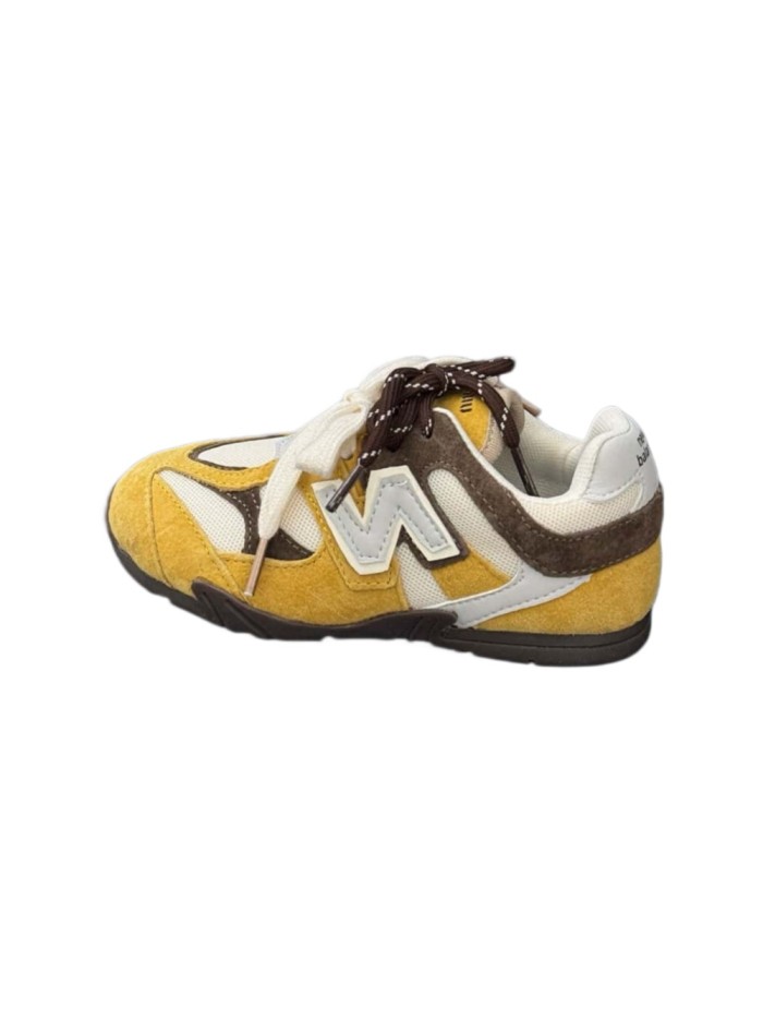 Miu Miu Co-branded Pig Leather Mesh Hook & Loop Shoes for Kids 5 colors 28999124