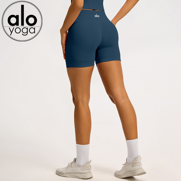 Logo On Back Waist Lifting Butt Fitness Yoga Shorts 4 colors 29202626