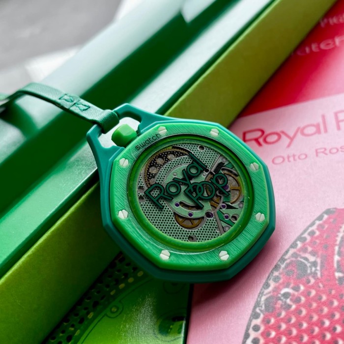 AP x Swatch Royal Oak Dopamine Dial Quartz Movement Pocket Watch & Wrist Watch 8 colors【Dial diameter：42mm】29202610