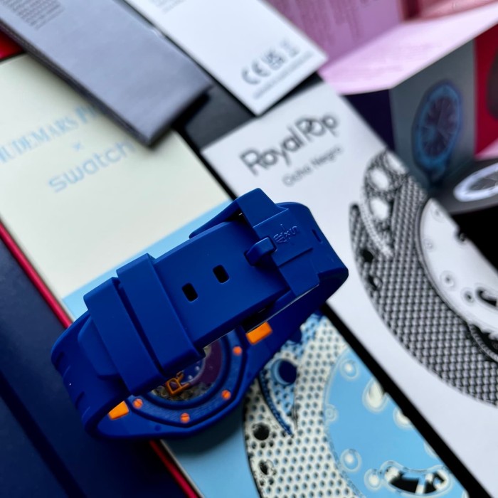 AP x Swatch Royal Oak Dopamine Dial Quartz Movement Pocket Watch & Wrist Watch 8 colors【Dial diameter：42mm】29202610