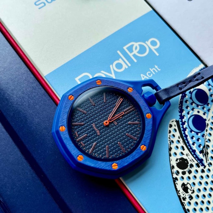 AP x Swatch Royal Oak Dopamine Dial Quartz Movement Pocket Watch & Wrist Watch 8 colors【Dial diameter：42mm】29202610