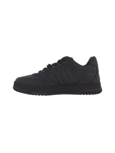 1:1 quality version Re-Web All Black Leather Low Top Sneakers Casual Lace-Up Shoes 28974447