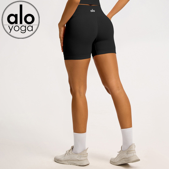 Logo On Back Waist Lifting Butt Fitness Yoga Shorts 4 colors 29202626