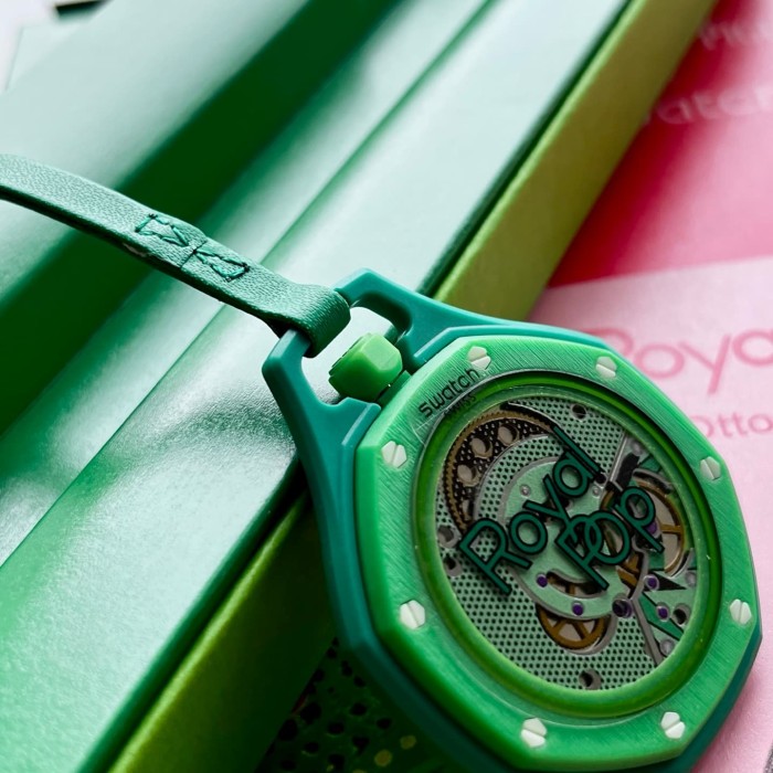AP x Swatch Royal Oak Dopamine Dial Quartz Movement Pocket Watch & Wrist Watch 8 colors【Dial diameter：42mm】29202610