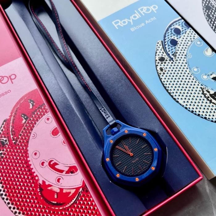 AP x Swatch Royal Oak Dopamine Dial Quartz Movement Pocket Watch & Wrist Watch 8 colors【Dial diameter：42mm】29202610