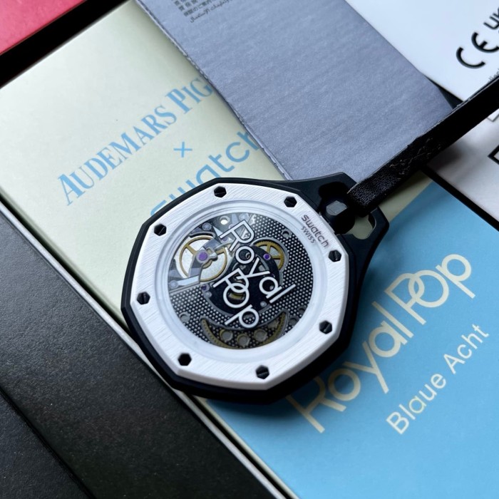 AP x Swatch Royal Oak Dopamine Dial Quartz Movement Pocket Watch & Wrist Watch 8 colors【Dial diameter：42mm】29202610