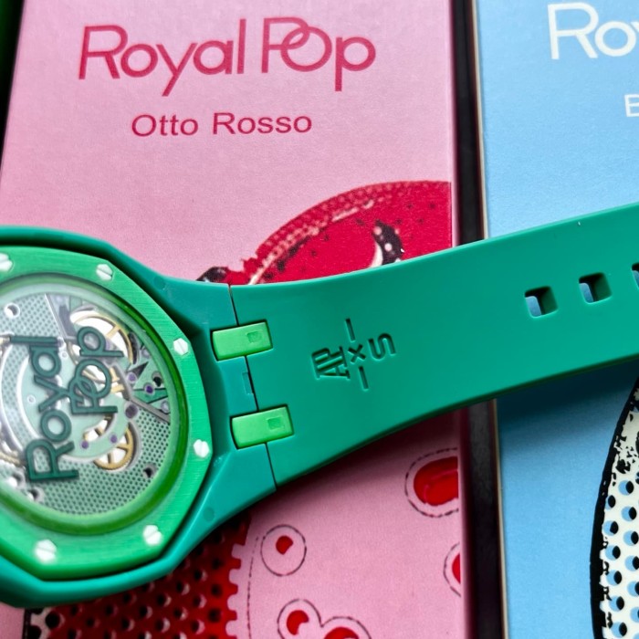 AP x Swatch Royal Oak Dopamine Dial Quartz Movement Pocket Watch & Wrist Watch 8 colors【Dial diameter：42mm】29202610