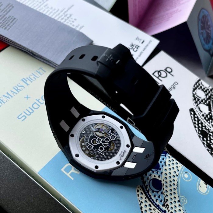 AP x Swatch Royal Oak Dopamine Dial Quartz Movement Pocket Watch & Wrist Watch 8 colors【Dial diameter：42mm】29202610