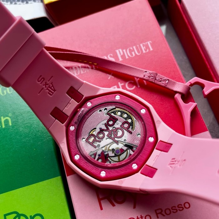 AP x Swatch Royal Oak Dopamine Dial Quartz Movement Pocket Watch & Wrist Watch 8 colors【Dial diameter：42mm】29202610