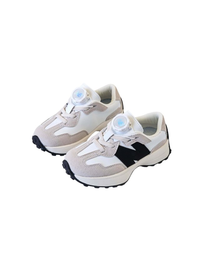 327 Rotating Buckle Waffle Sole Casual Sneakers for Kids 4 colors 29010972