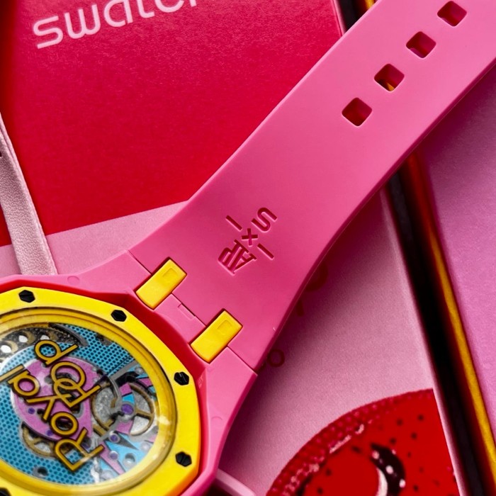 AP x Swatch Royal Oak Dopamine Dial Quartz Movement Pocket Watch & Wrist Watch 8 colors【Dial diameter：42mm】29202610