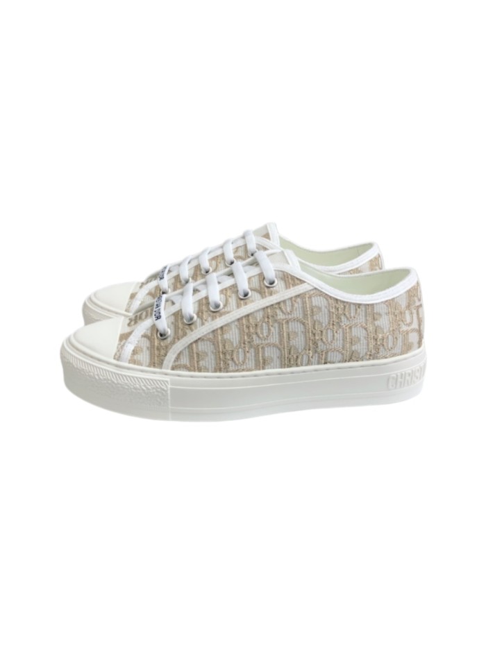 1:1 quality version 28314329 Walk'N'D Monogrammed Embroidered Canvas Shoes 8 colors