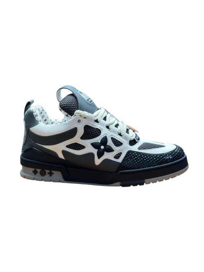 1:1 quality version 28338546 L  Skate Sneaker Grey White shoes