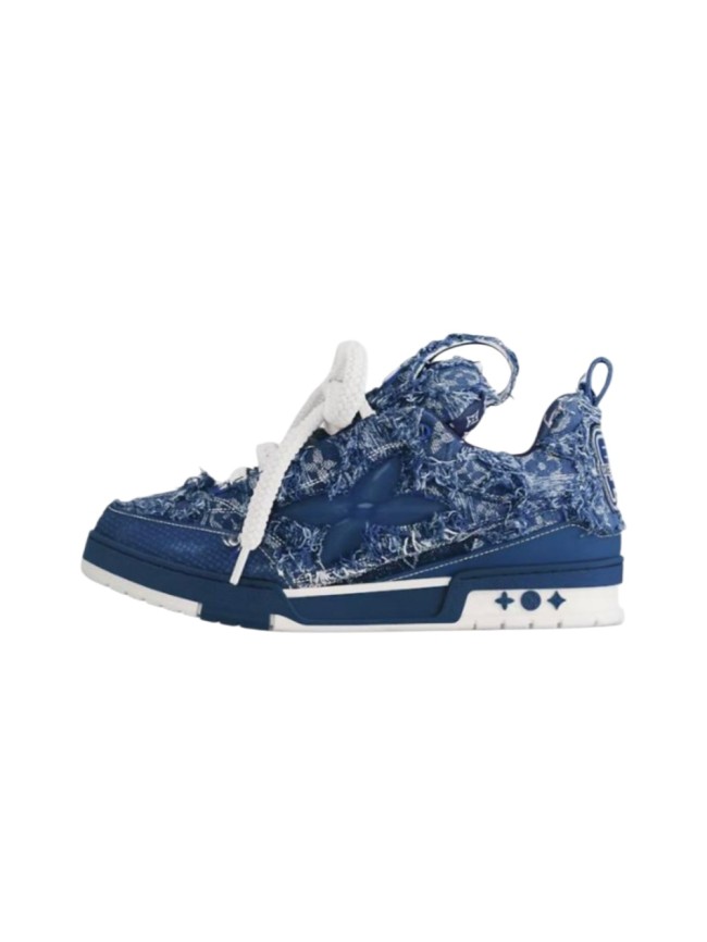 [50% Off]1:1 quality version Skate Denim Fringe Sneakers