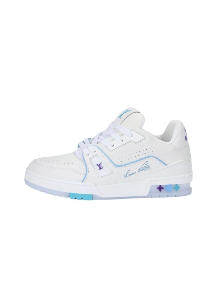 1:1 quality version 28367499 Trainer Cowhide Patchwork White Shoes 3 colors