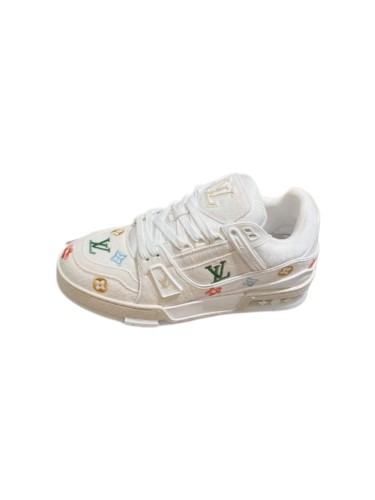 1:1 quality version colorful embroidered logo white Shoes 28472420