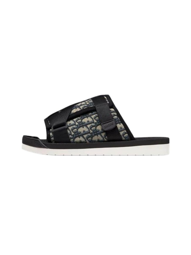 1:1 quality version Casual Jacquard Letter Logo Slippers