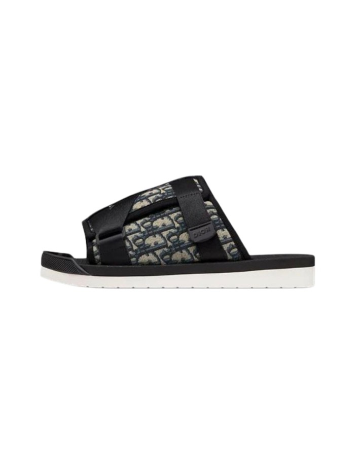 1:1 quality version Casual Jacquard Letter Logo Slippers