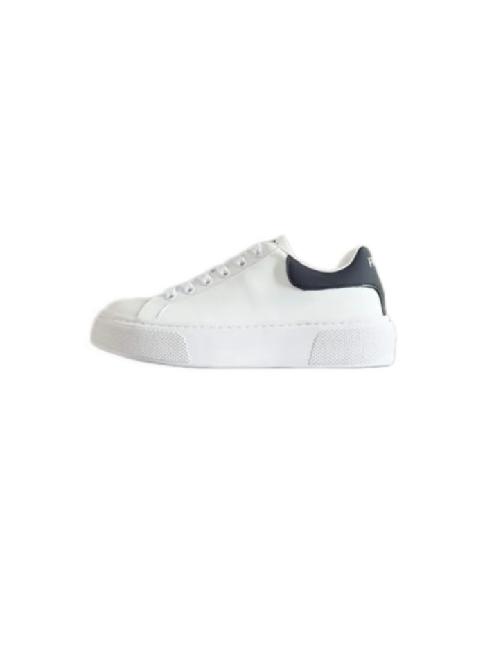 PR@DA@ MACRO RE-NYLON AND BRUSHED LEATHER SNEAKERS   PRD065