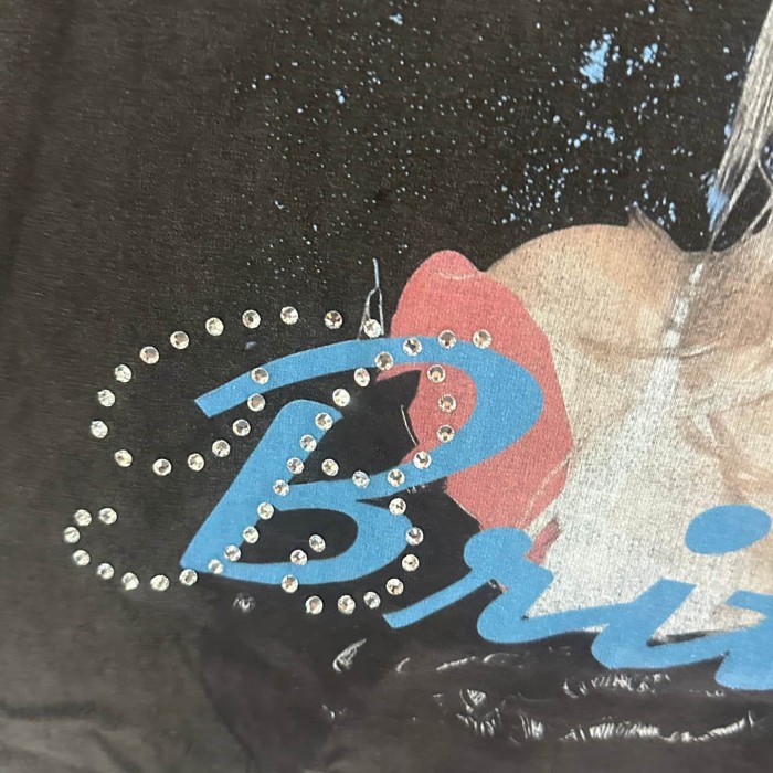 1:1 quality version Britney portrait printed Tee 28430284