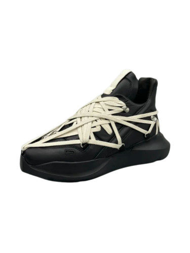 1:1 quality version Dark Crazy Strappy Chunky Cowhide Shoes