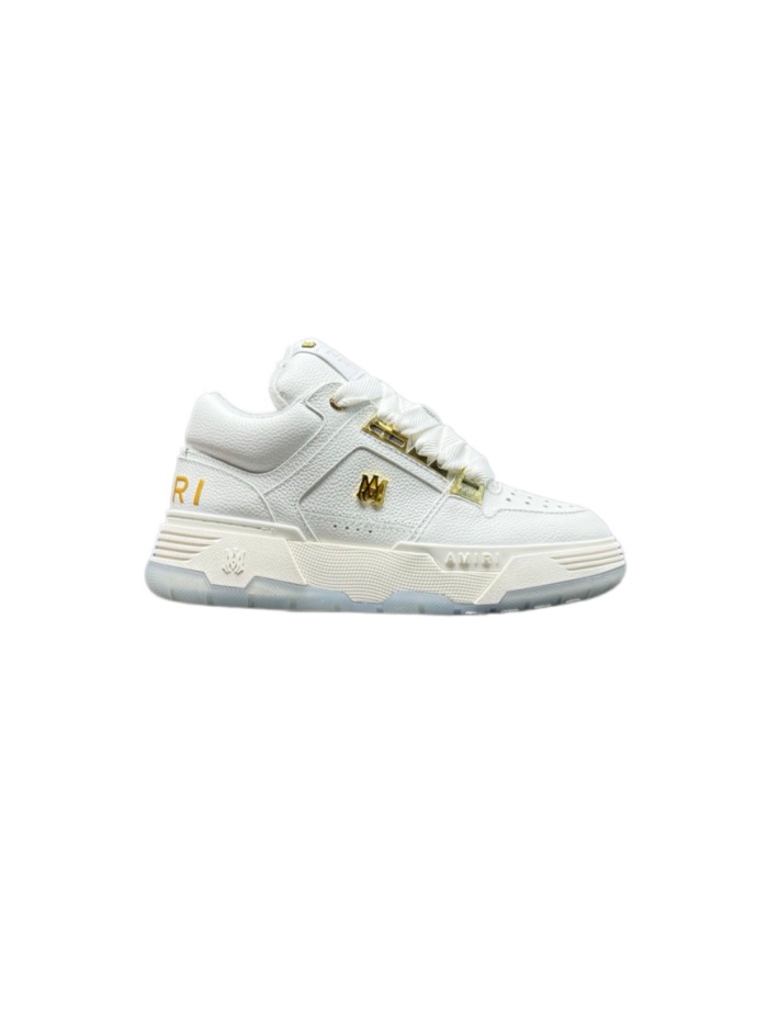 1:1 quality version Metal Logo Round Toe Lace-Up Low-Top MA-1 Sneakers 2 colors 28702284