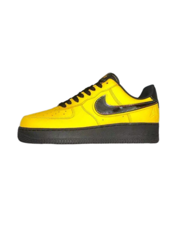 Air Force 1 Low Kobe Tribute Black Yellow Contrast Graffiti Letter Sneakers 29225655