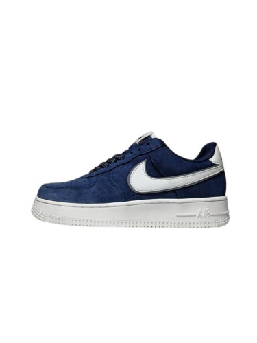 Air Force 1 Low Navy Suede Off White Midsole Minimal Contrast Sneakers 29225543