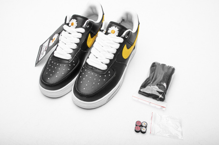 Air Force 1 Low Distressed Splatter Graffiti Black Red Contrast Sneakers 2 colors 29225491