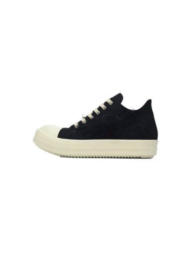 R*ck0wens DRKSHDW Fogachine Slashed Stretch Denim Low Black Milk DU01B7802 SBSLH 911