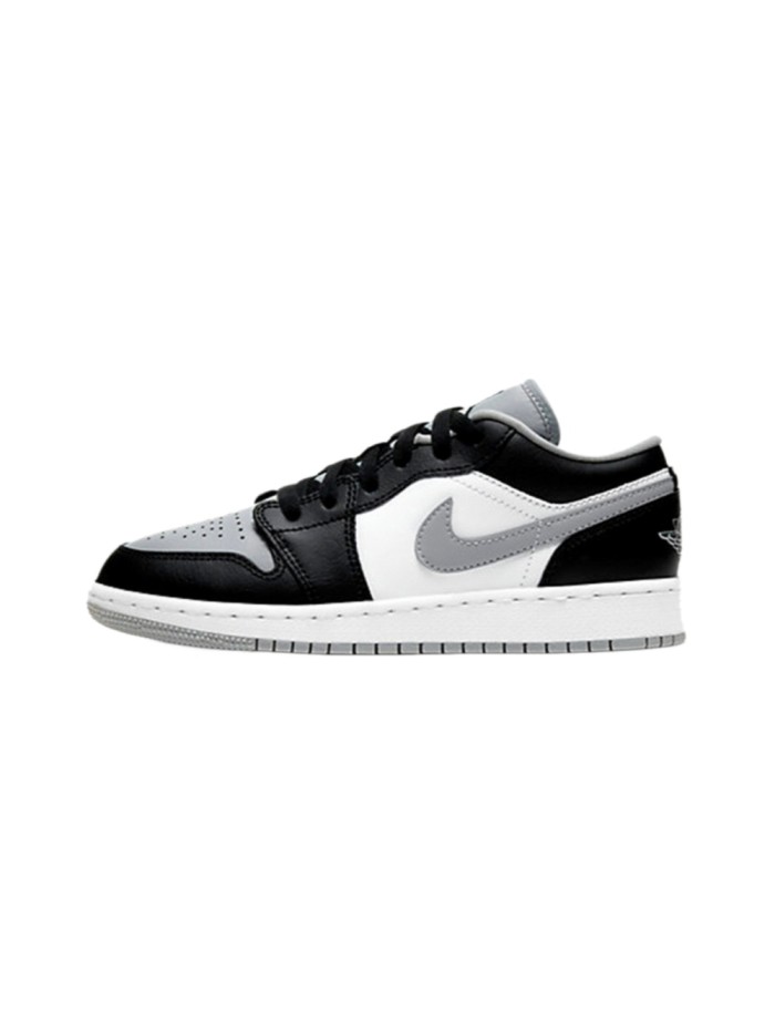 [plus-size shoes] Air @j1 Low Black White Grey Reverse Shadow Color Block Retro Unisex Sneakers 2 clolors 29225200
