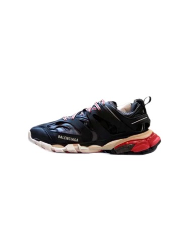 1:1 quality version 28310651 Track Red and Black Colorblock Sneakers(Without LED)
