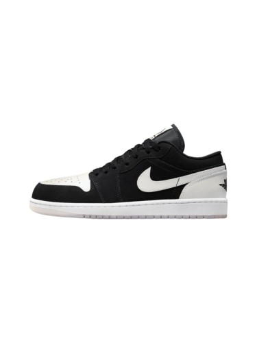 Air @j1 Low SE Diamond Panda Black White Contrast Suede Sneakers 4 colors 29225171