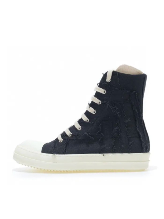 1:1 quality version Damaged burr high top canvas shoes 25167148