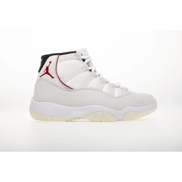 [plus-size shoes] Air @j11 High Platinum Tint Rabbit White Suede Upper Translucent Crystal Outsole Basketball Sneakers 29225403
