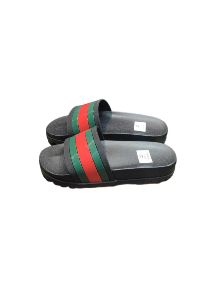 1:1 quality version Rainbow high bottom slippers 2 colors