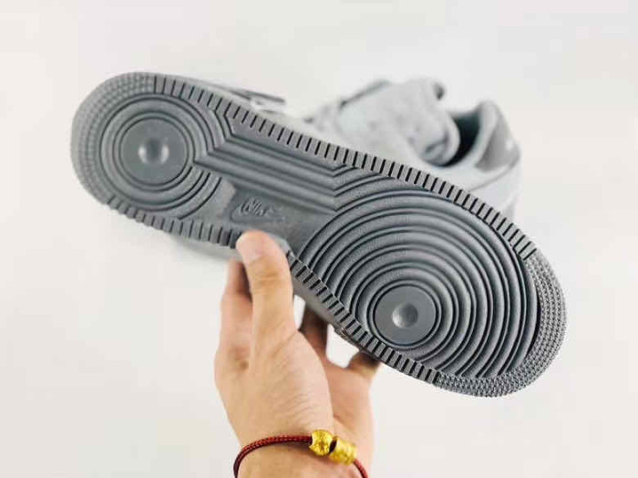 Air Force 1 Type Deconstructed Two Tone Grey Transparent Mesh Sneakers 2 colors 29225550