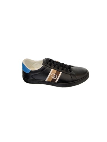 1:1 quality version 28412101 Leather logo patchwork shoes 3 colors