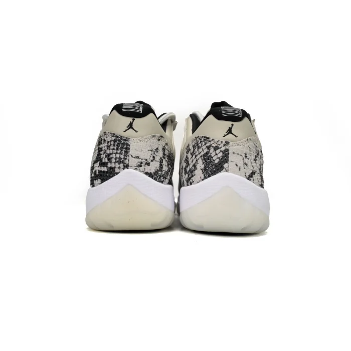 [plus-size shoes] Air @j11 Low Low White Grey Snakeskin Print Panel Retro Basketball Sneakers 2 colors 29225424