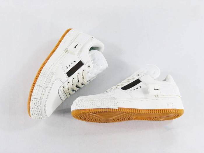 Air Force 1 Type Deconstructed Two Tone Grey Transparent Mesh Sneakers 2 colors 29225550