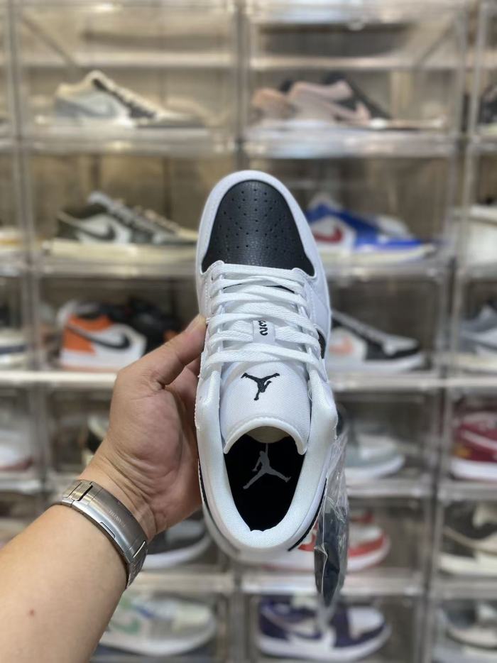 [plus-size shoes] Air @j1 Low OG Nigel Sylvester Collab Black Vintage Faded Green Aged Leather Sneakers 2 colors 29225165