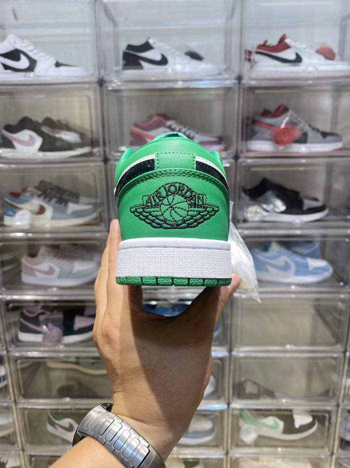 [plus-size shoes] Air @j1 Low  Low Black White Green Celtics Color Block Sneakers 2 colors 29225307