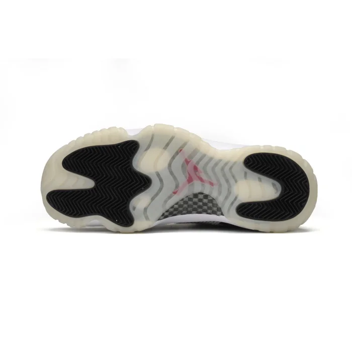 [plus-size shoes] Air @j11 Low Low White Grey Snakeskin Print Panel Retro Basketball Sneakers 2 colors 29225424